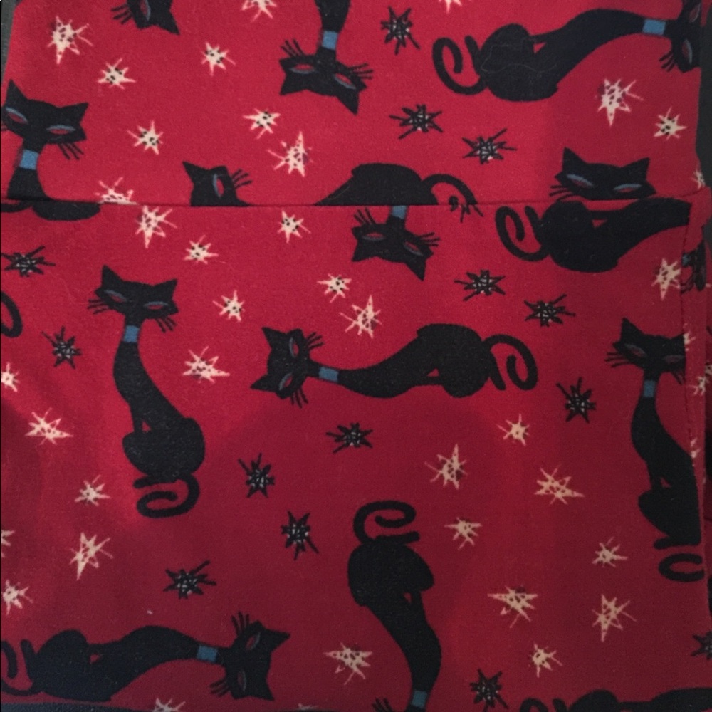 Lularoe bewitched cat leggings!