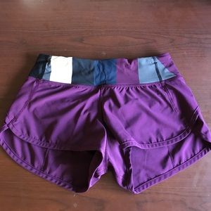 Lululemon run speed shorts