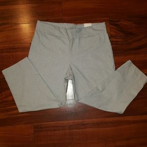 White Stretch Capris