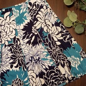 Ann Taylor Floral Print Skirt