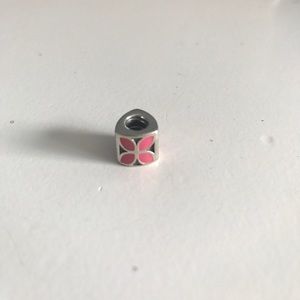 Pink flower Pandora charm