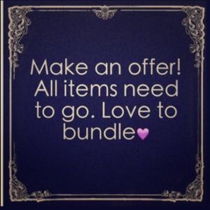 Reasonable offers are always accepted!