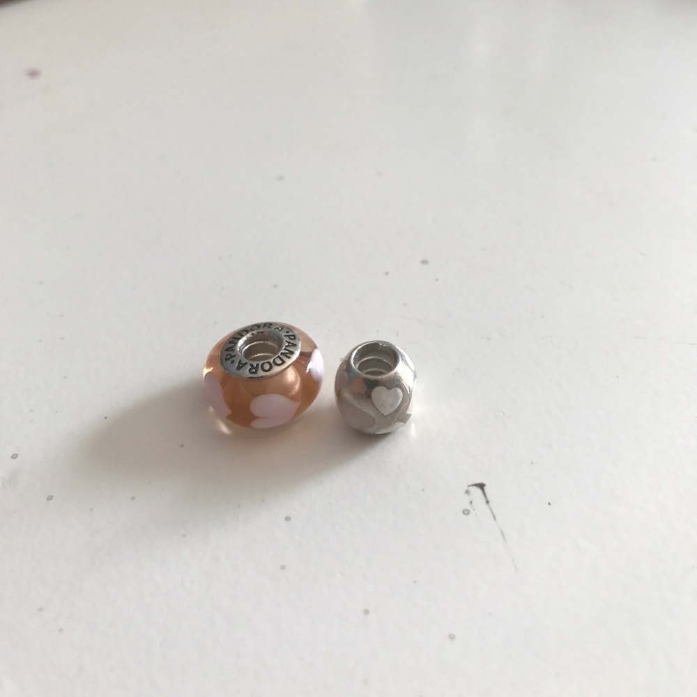 2 PANDORA CHARMS