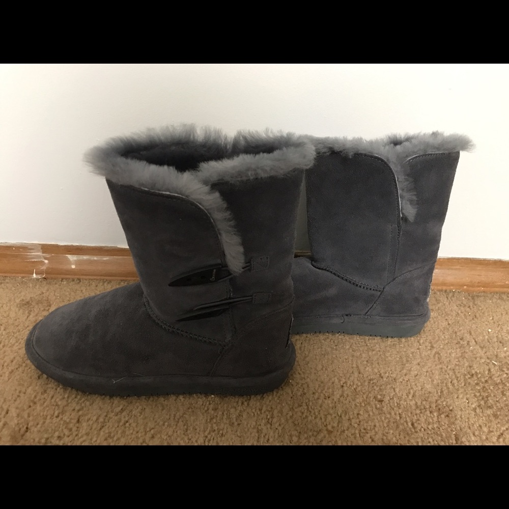 Charcoal Bearpaw Boots