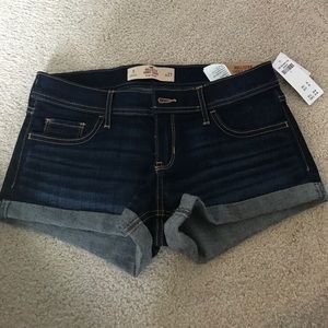 Dark Wash Hollister Shorts