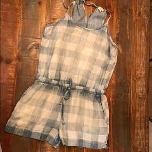Cloth and Stone chambray romper