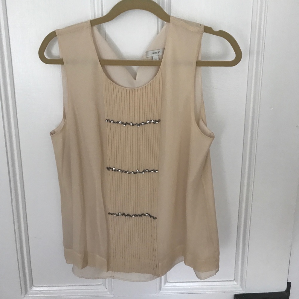 J. Crew crepé sleeveless top