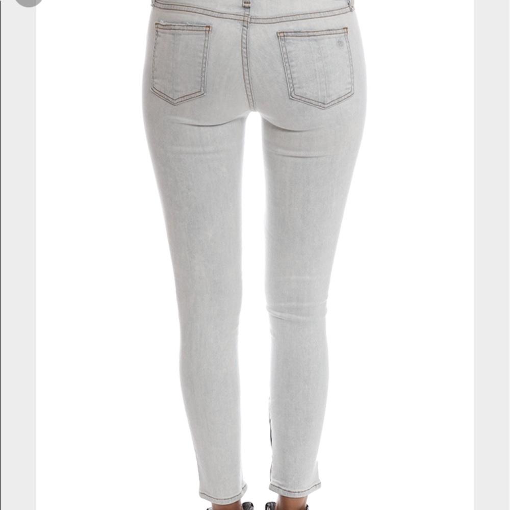 Rag And Bone Zipper Capri Skinny Jeans Size 27