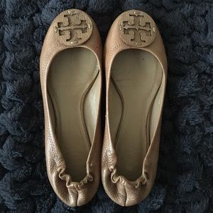 Leather Tory Burch Flats