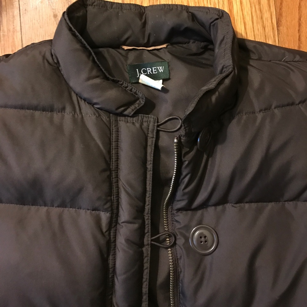 J Crew Chocolate Brown Puffer Vest - image 2