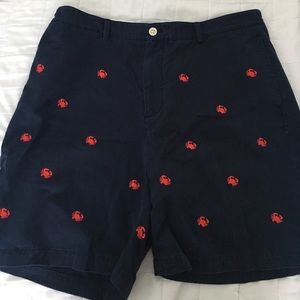 Vineyard Vines Crab Embroidered Shorts