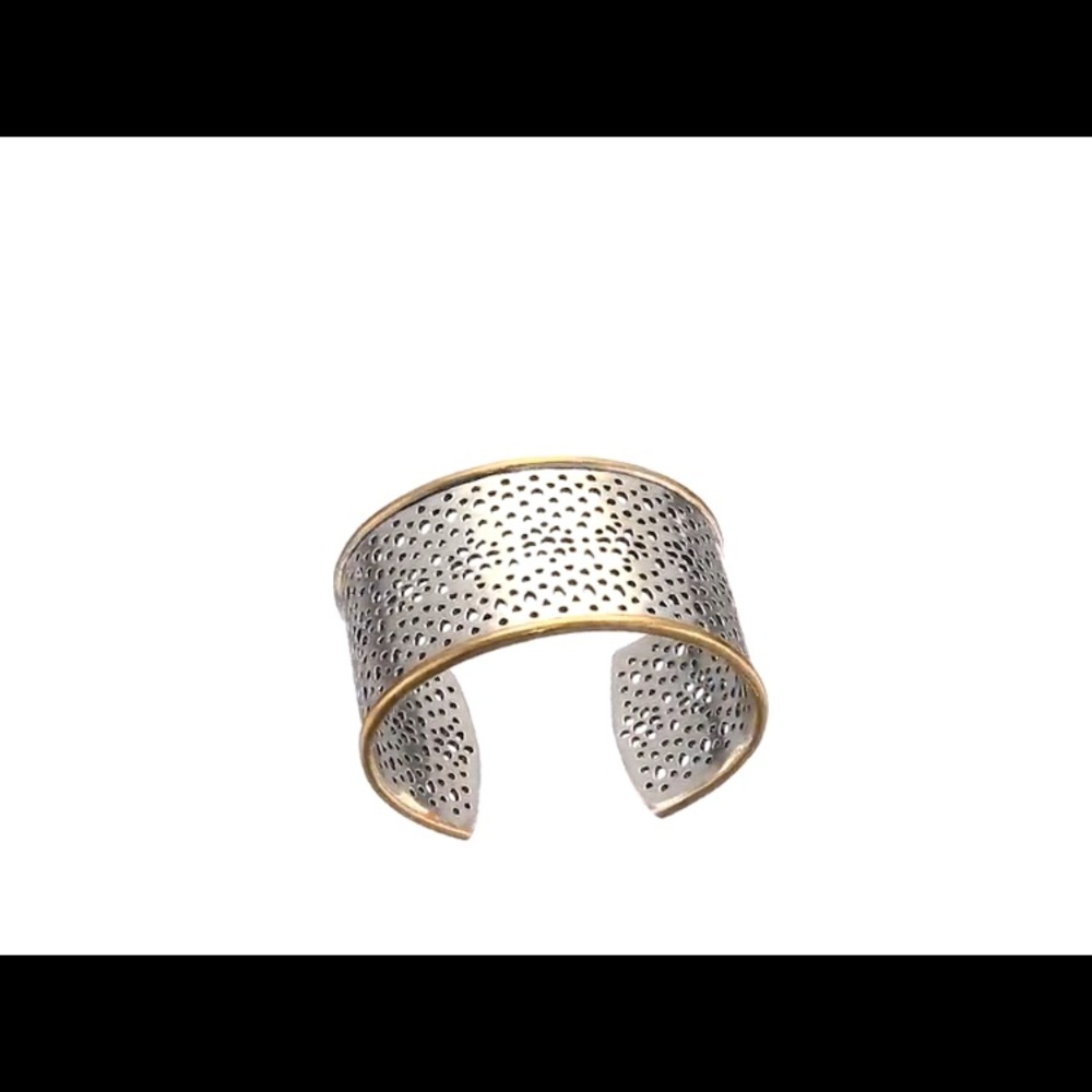 Lucky Brand Abstract Open Work Cuff Bracelet