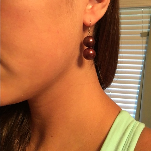 ✨NWT✨ La Pearla Pearls Pearl Earrings - D Peterson - Picture 2 of 5