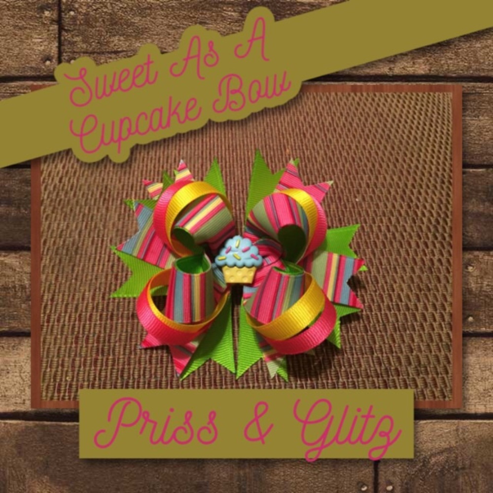 Sweet As A Cupcake Hairbow