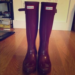 Hunter Rainboots Tall Gloss