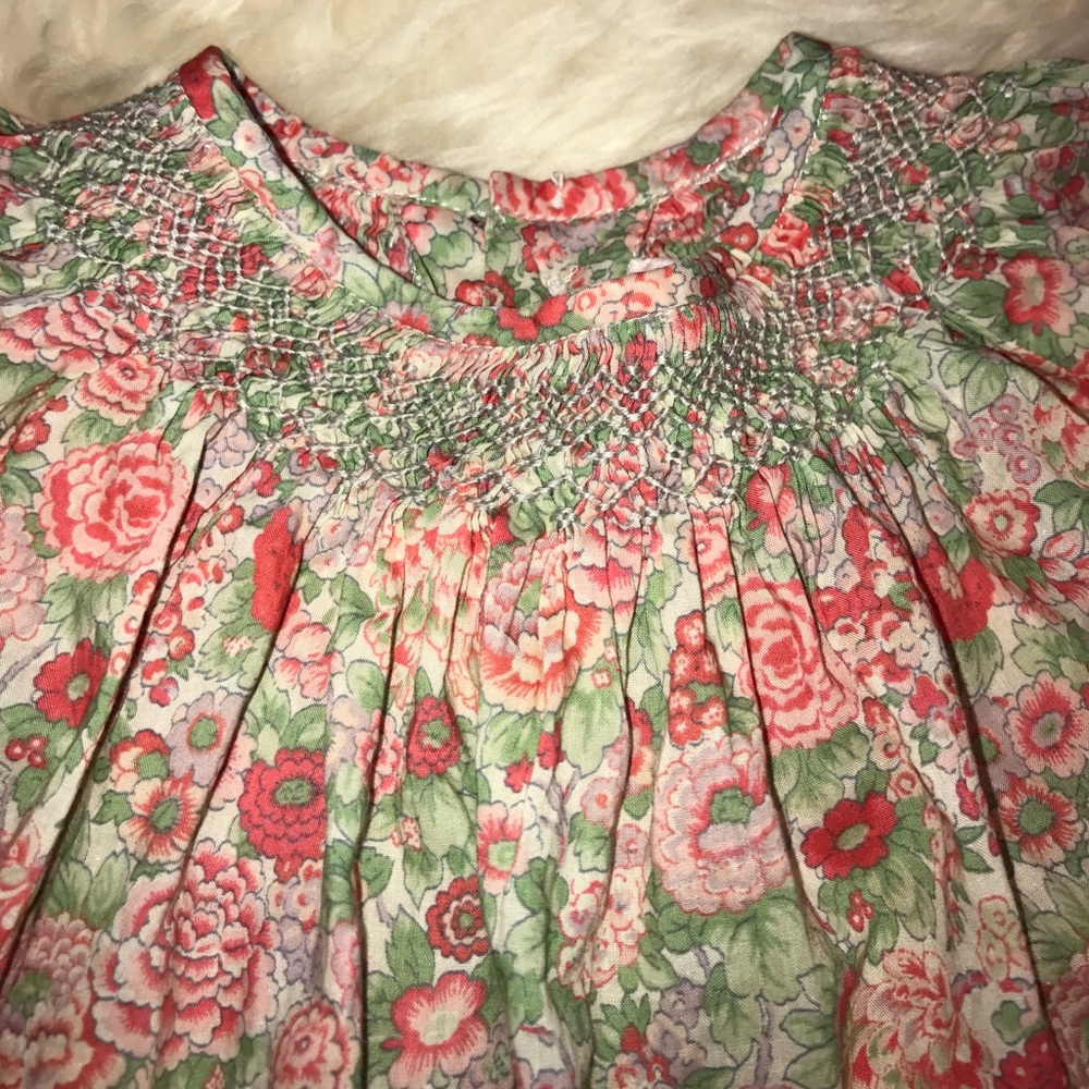 Bonpoint Floral Blouse (6 Mo) - Picture 4 of 5