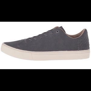 Toms Women's Lenox Sneaker Shoes grey suede 7.5