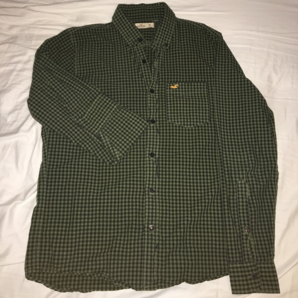 Plaid Hollister Button Up