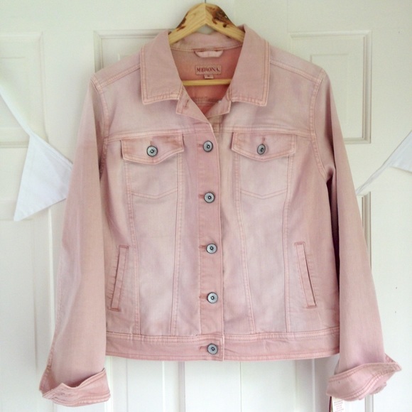 mauve denim jacket