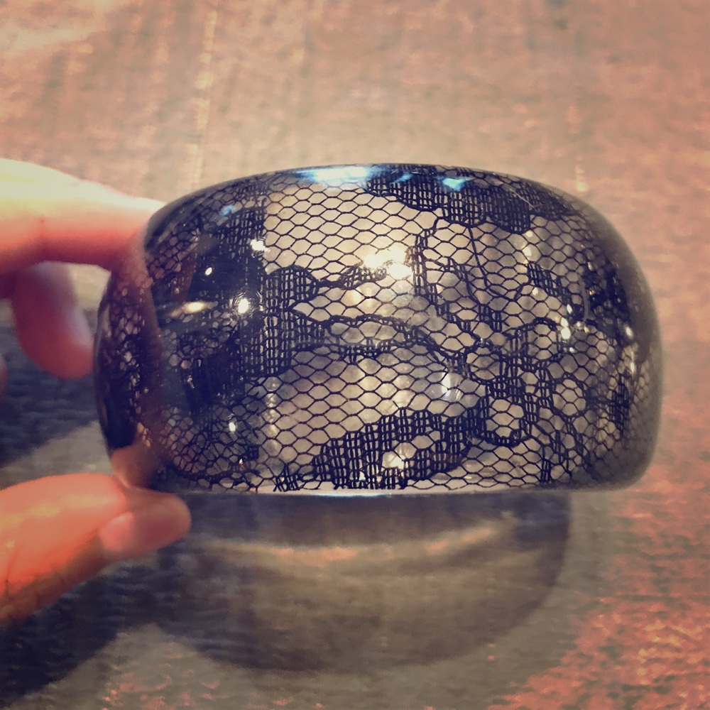 Lace bangle bracelet!