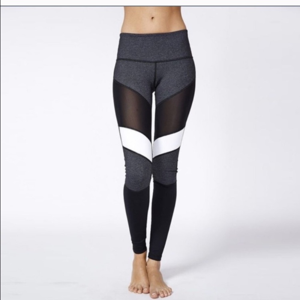 Mesh workout yoga leggings