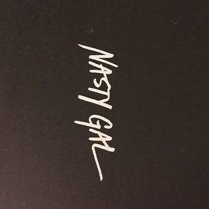 Brand new, nasty gal nude pump with ankle wrap tie