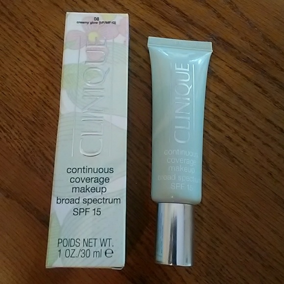clinique continuous coverage makeup broad spectrum spf 15