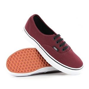 Burgundy vans