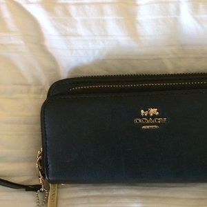 Coach black wallet