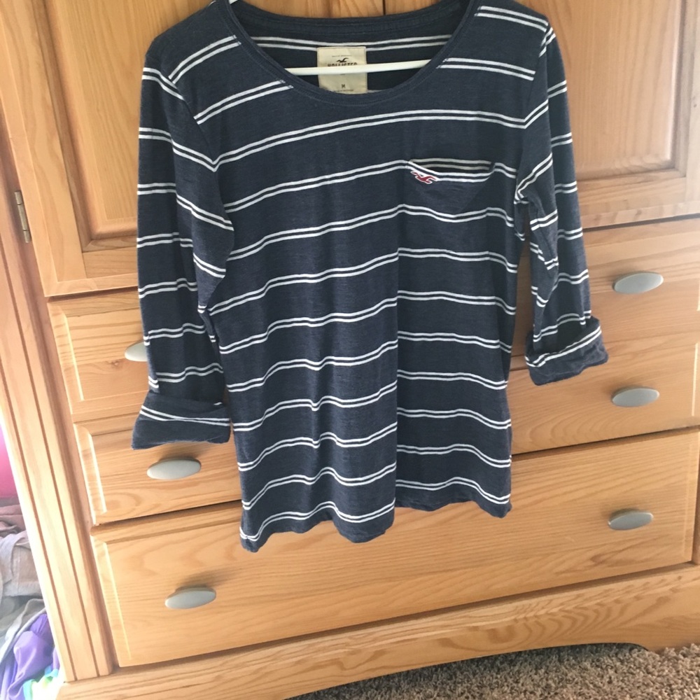Like New Hollister striped shirt