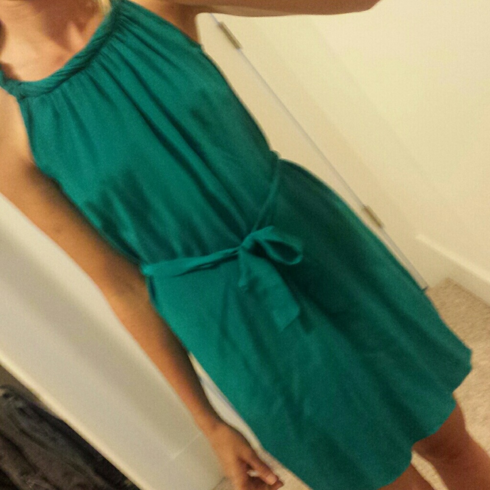 Banana republic teal dress
