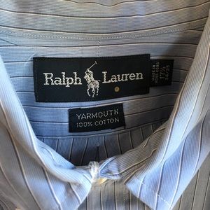 FLASH SALE!! Ralph Lauren Pin-Striped Dress Shirt