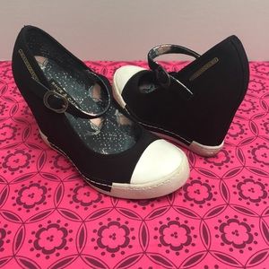 Rock Candy Canvas Wedge Sneakers