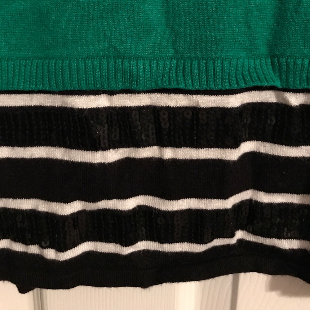 Cynthia Rowley Crew Neck Sweater with Sequins - Picture 2 of 5