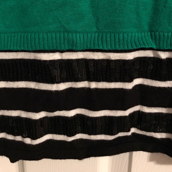 Cynthia Rowley Crew Neck Sweater with Sequins - Picture 2 of 5