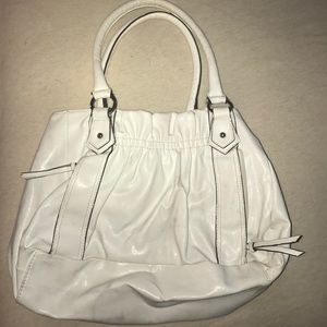 White handbag