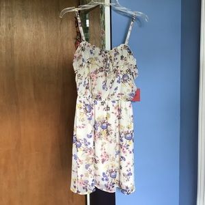 Floral dress.
