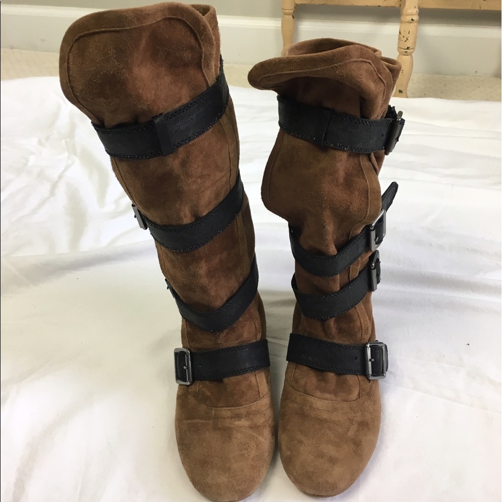 Jeffery Campbell Wilderness suede boots