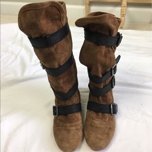 Jeffery Campbell Wilderness suede boots