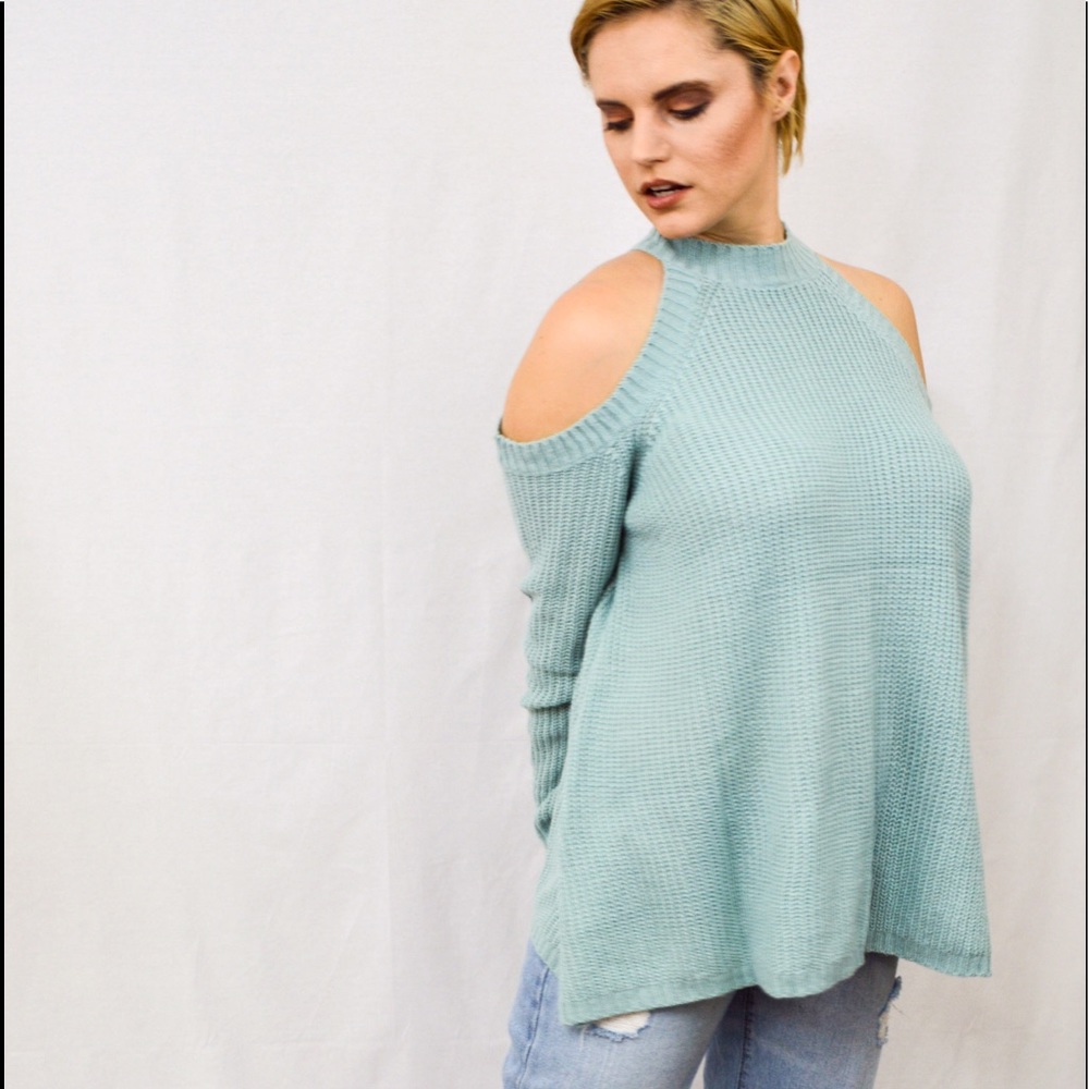 Cold Shoulder Sweater