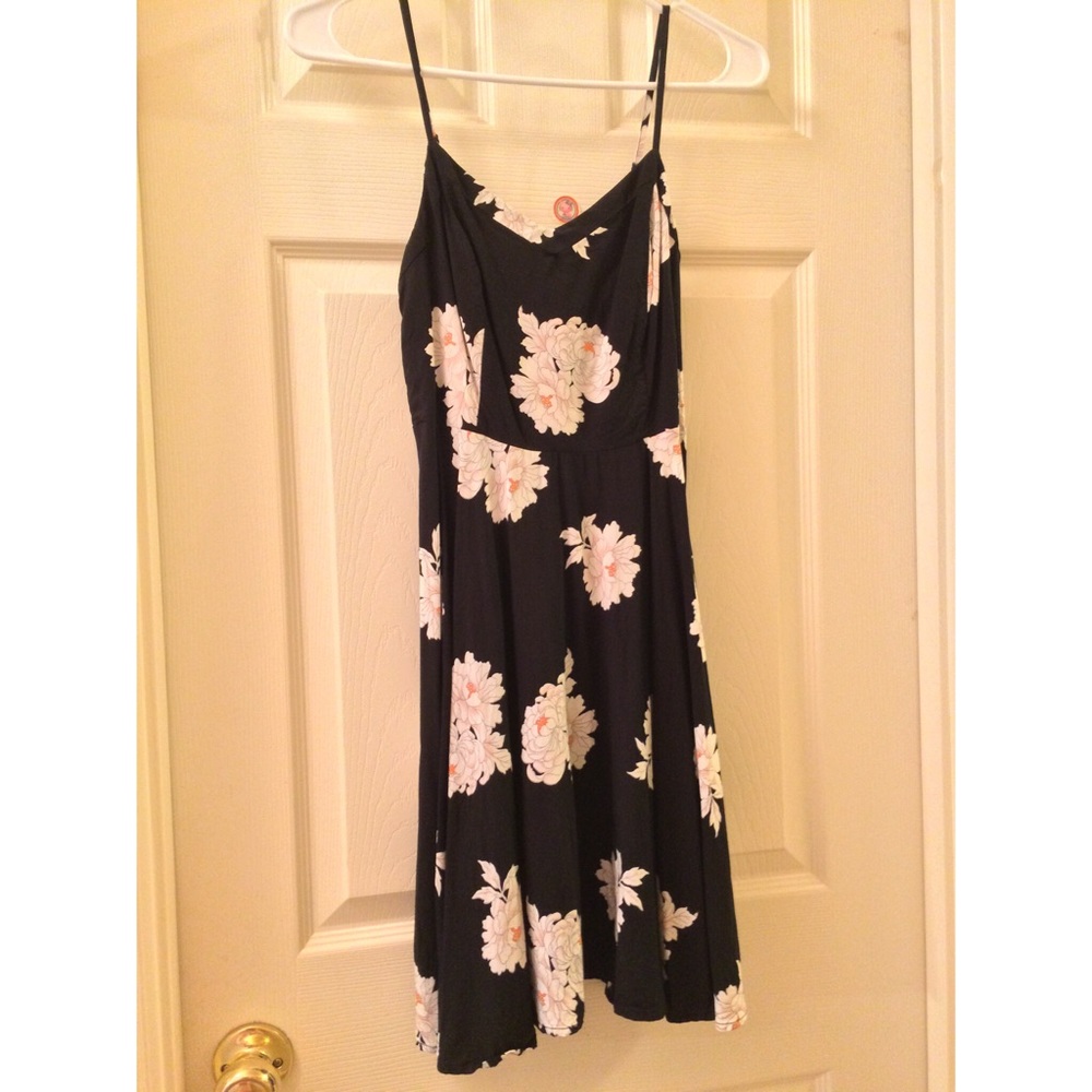 Black Floral Old Navy Dress