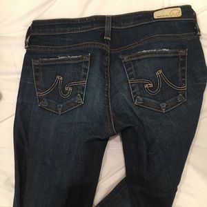 AG 'Stilt' Roll Up Cigarette Jeans 25