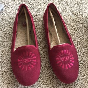 Ugg pink loafers / flats