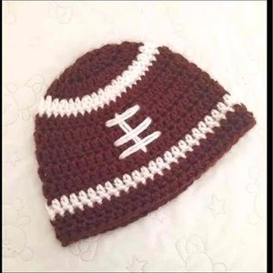 Football Crochet Hat 6-12M