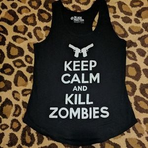 Keep calm and kill zombie tank!