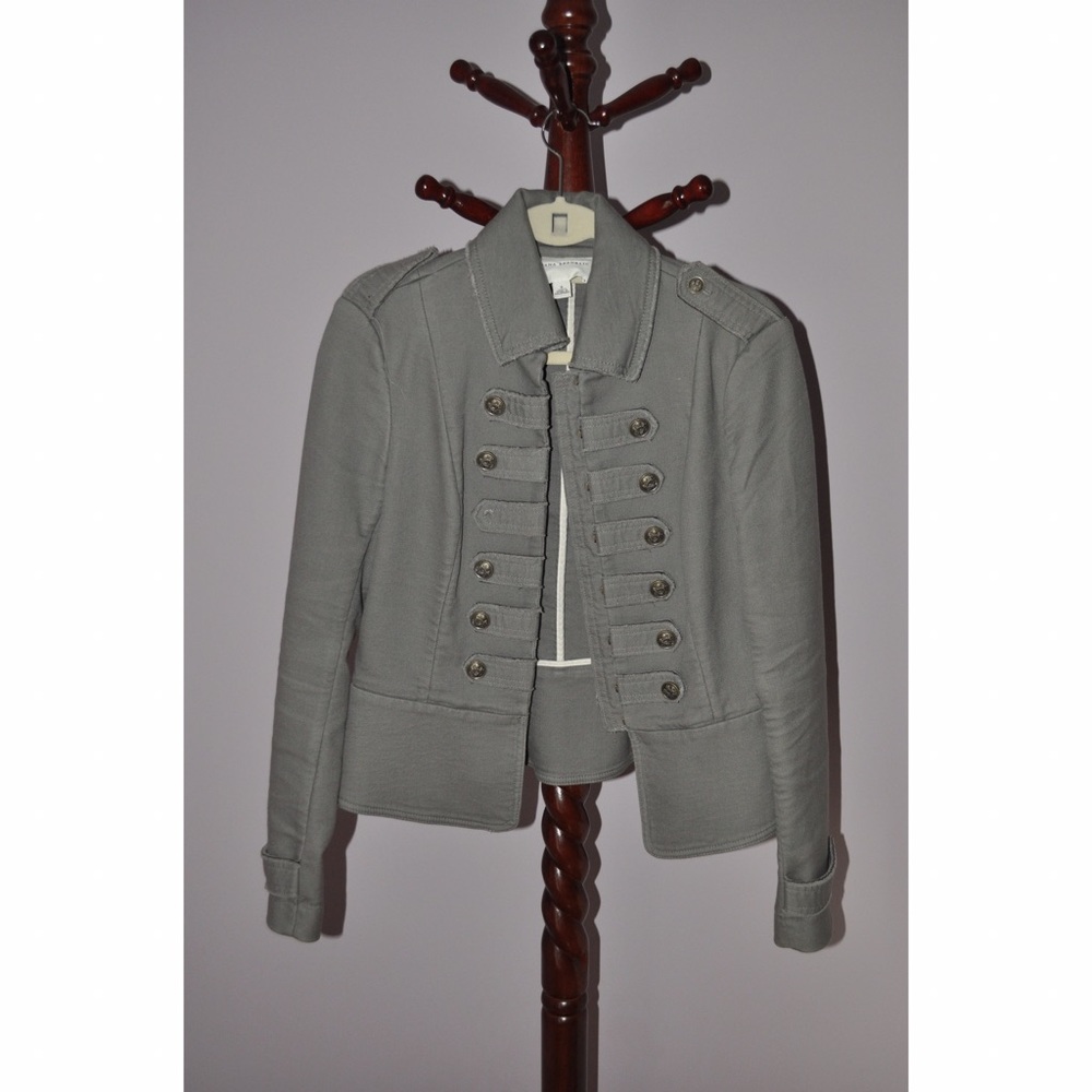 Banana Republic Military Style Jacket, S, Grey