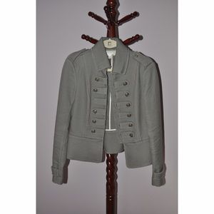 Banana Republic Military Style Jacket, S, Grey