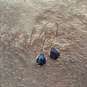 Kendra Scott Dee Cobalt Cat-eye Earrings