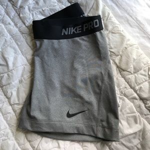 Gray Nike Pro Spandex
