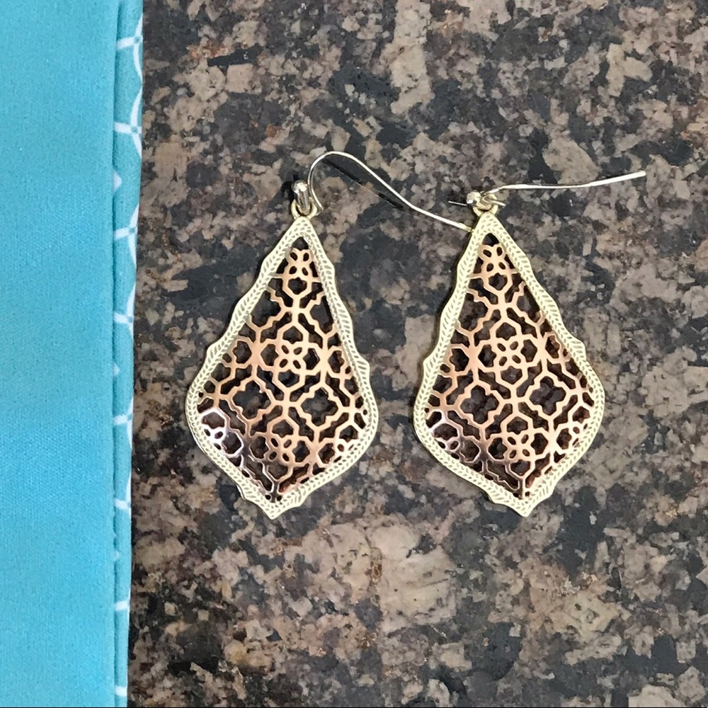 Kendra Scott Addie Rose Gold Earrings